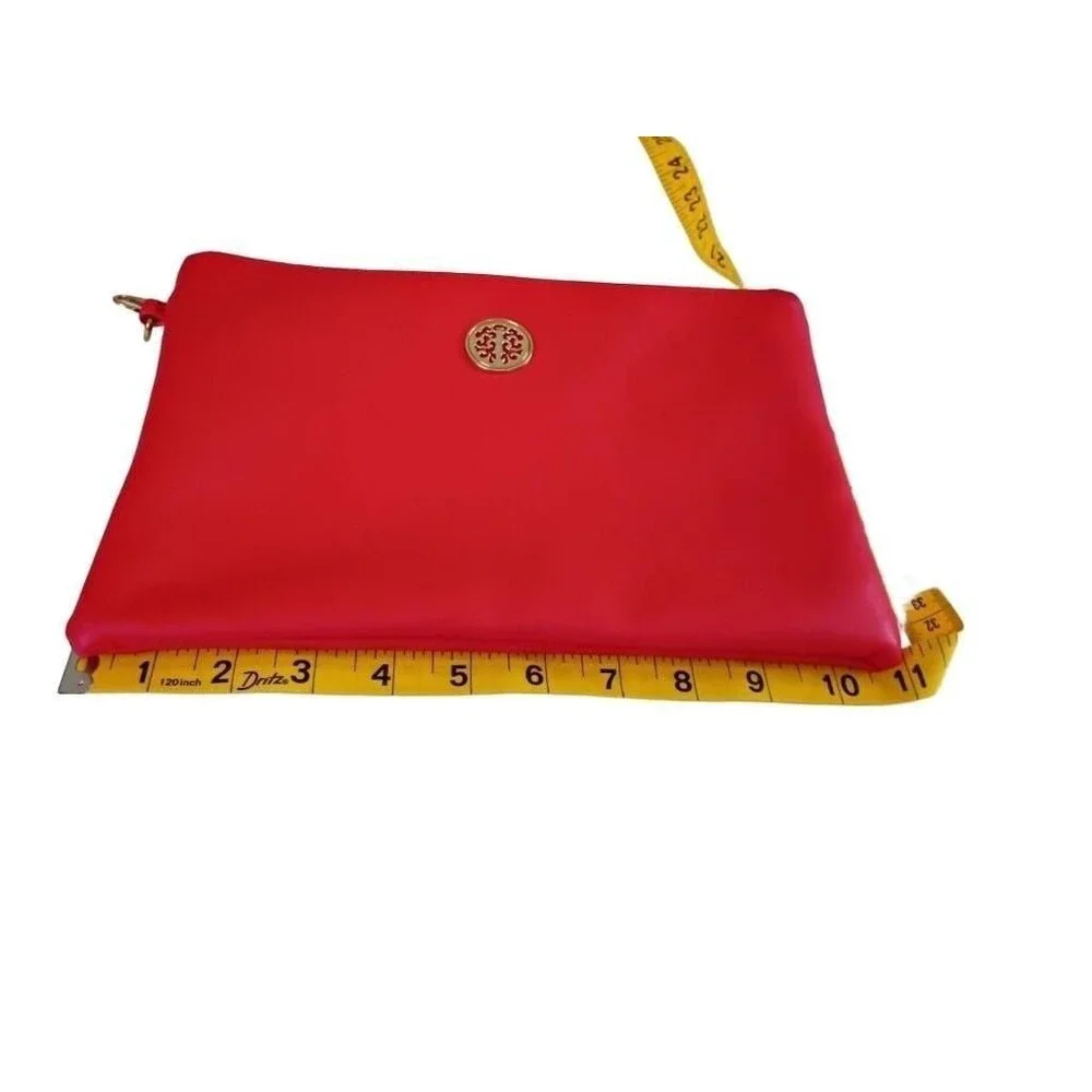 Shiseido Red Novelty Wristlet Cosmetic Pouch